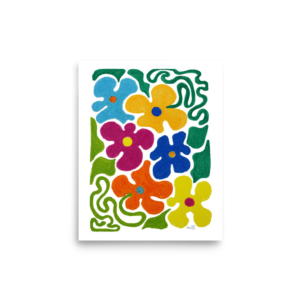 "Two Hours Later" - Oil Pastel Print