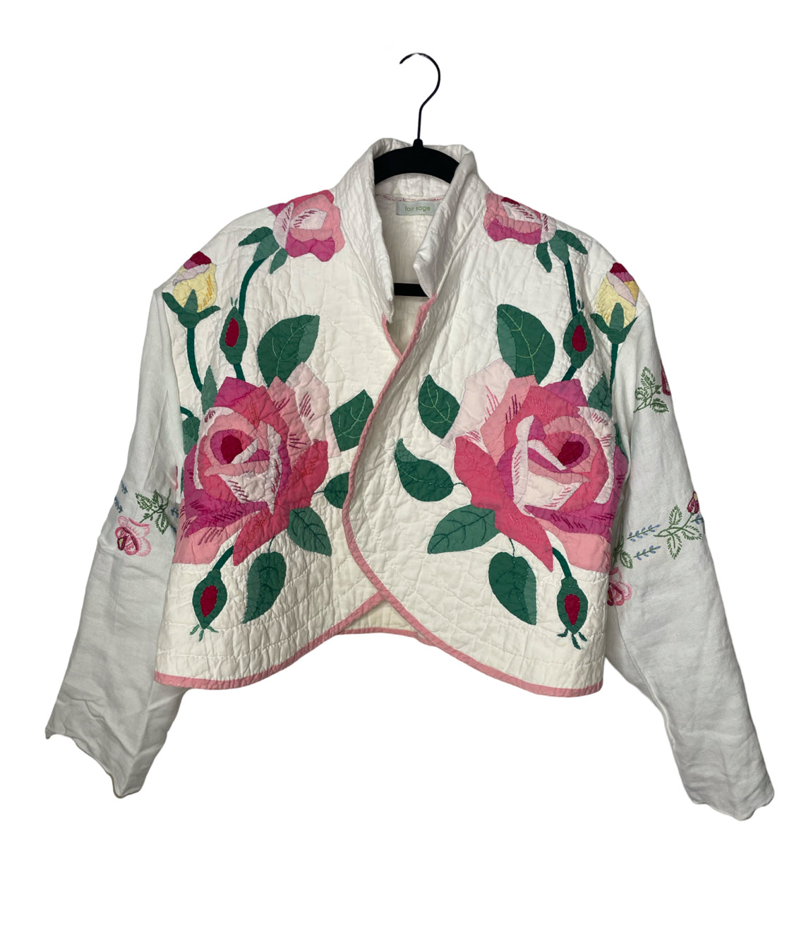 Vintage Roses Cropped Jacket
