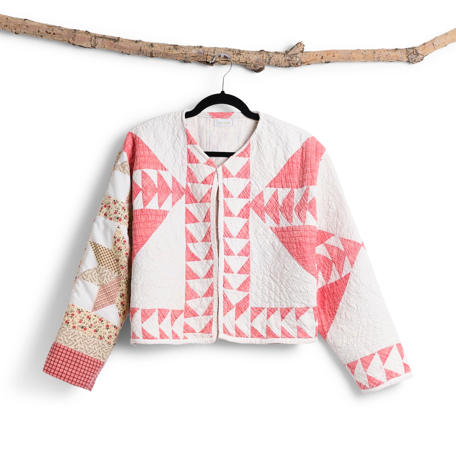 Joyful Geometry Cropped Jacket