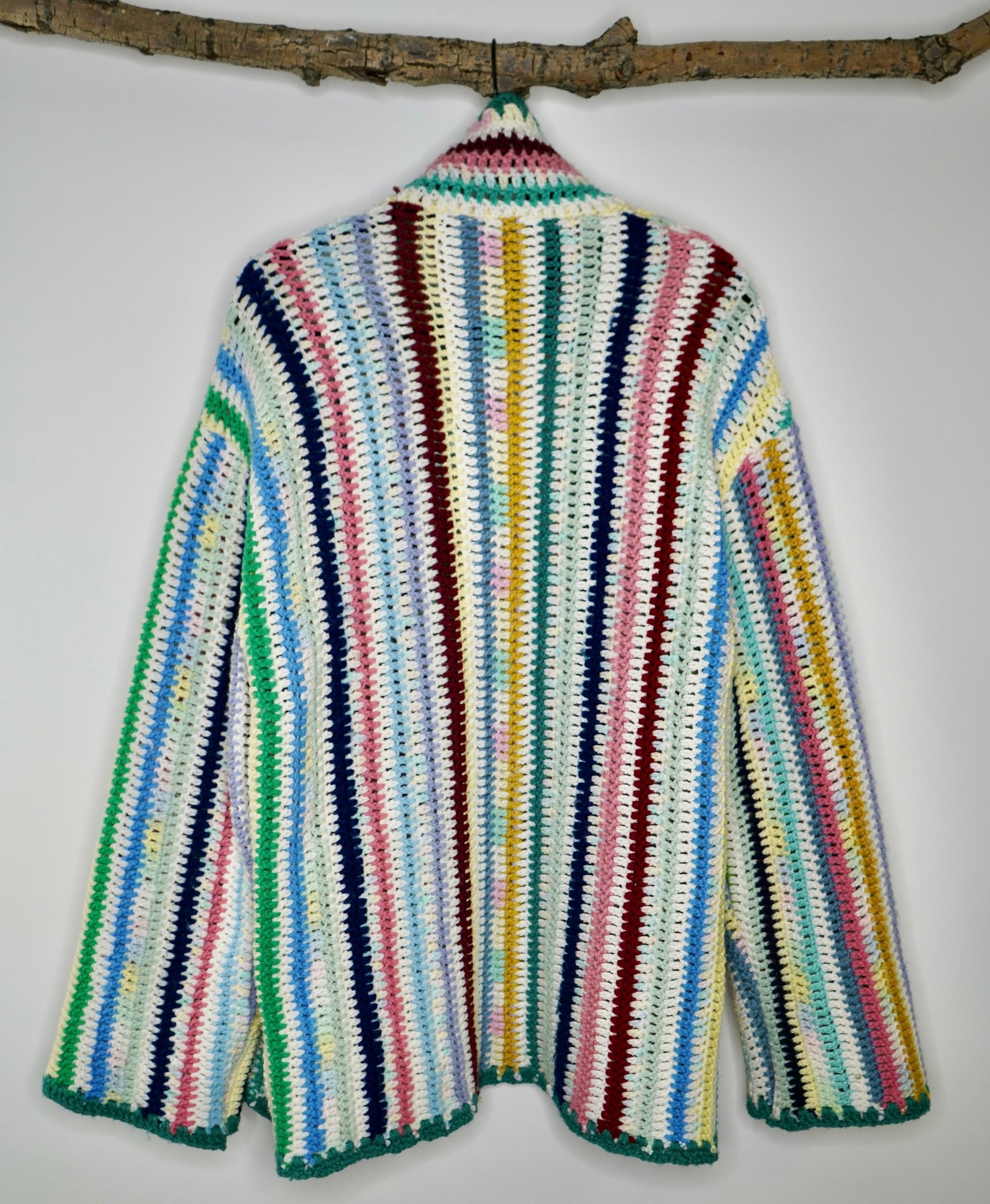 Prismatic Crochet Jacket