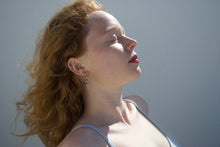 Load image into Gallery viewer, Rainbow Beaded Hoops
