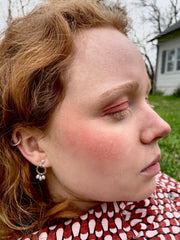 Silver Pearl Joy Earrings