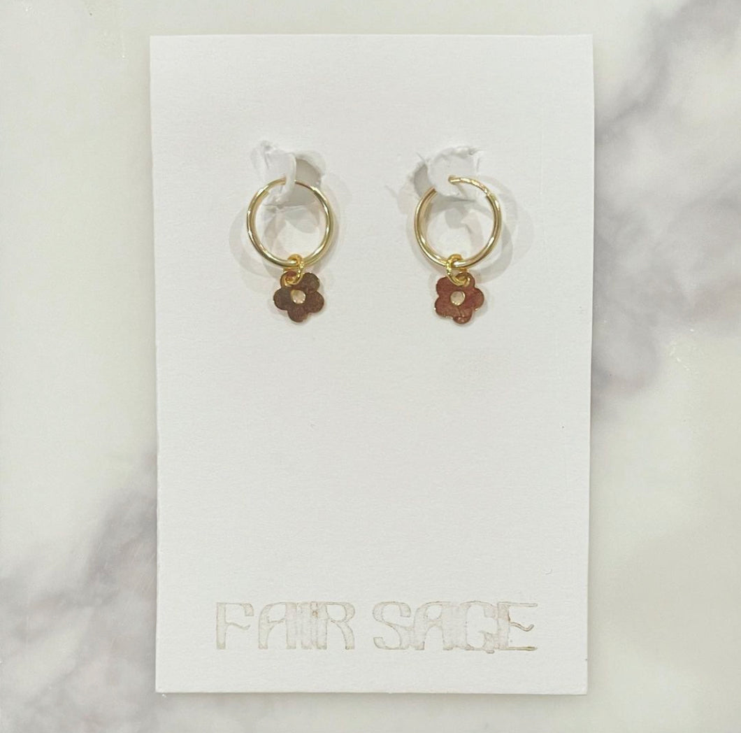 Flower Power Infinity Hoops