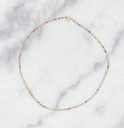 Pastel Pearls Choker Necklace