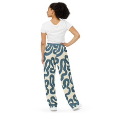 Load image into Gallery viewer, All-over print unisex wide-leg pants
