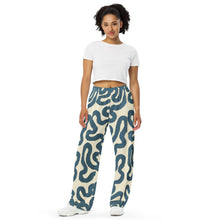 Load image into Gallery viewer, All-over print unisex wide-leg pants
