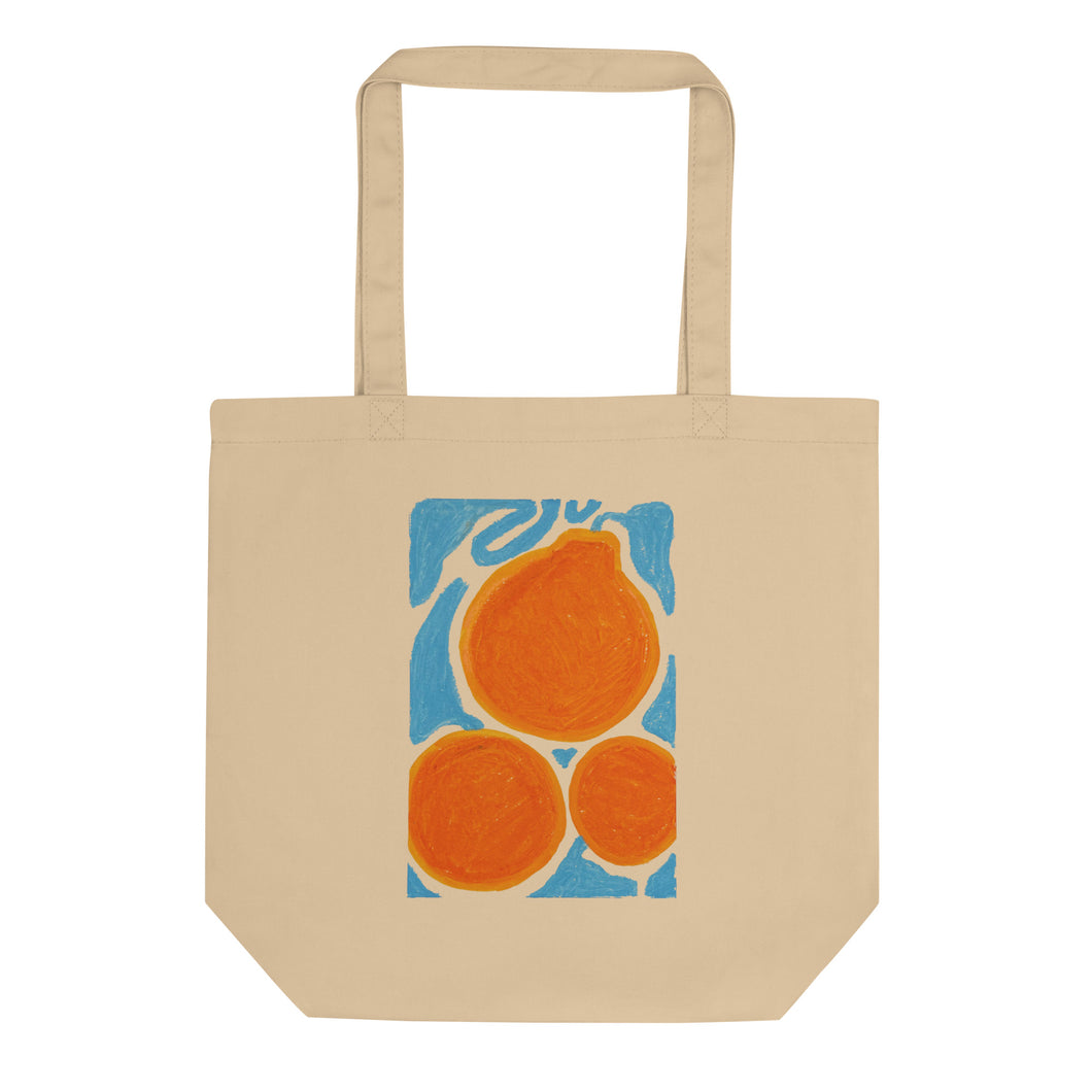 Orange, Tangerine Clementine Eco Tote Bag
